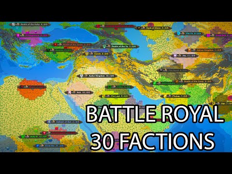 Battle for Near East 230x SPEED - Worldbox Timelapse