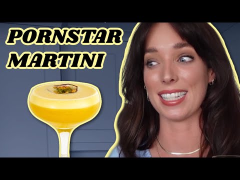 IRISH GIRL MAKES A PORNSTAR MARTINI COCKTAIL FOR THE FIRST TIME | Vodka Cocktails | Ciara O Doherty