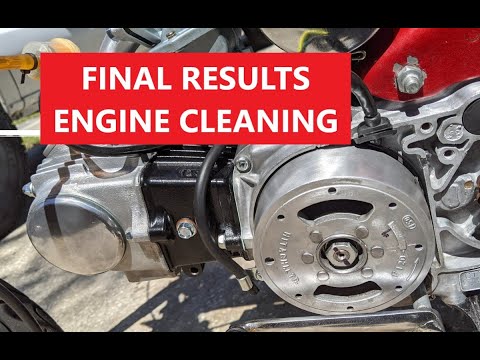Cleaning A Dirty Assembled Engine - Final Results - Vintage Honda Z50 CT70 ST50 Dax Mini Trail