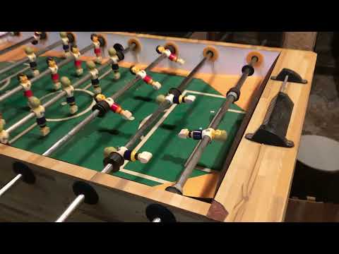 Imperial Butcher Block Foosball Table Before Rehab ... Woodworking Project