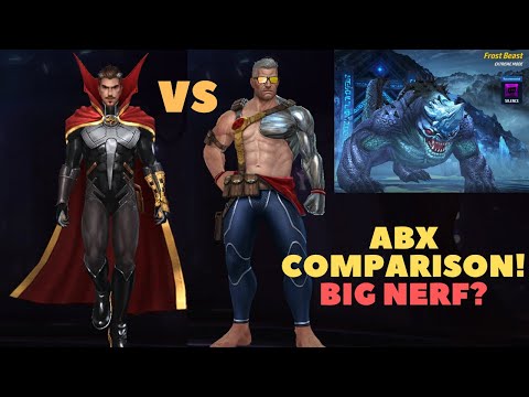 Why DS Didn't Need The NERF - CABLE & DOCTOR STRANGE ABX Comparison! - Marvel Future Fight