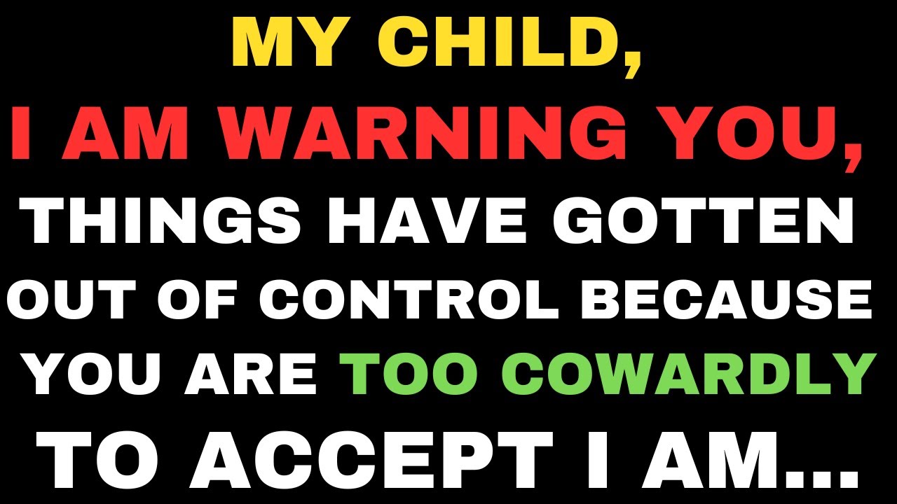 God Says, Accept It Otherwise... |god says|#godsays#godmessagetoday#godmsg #godmessage #df #dmtodf