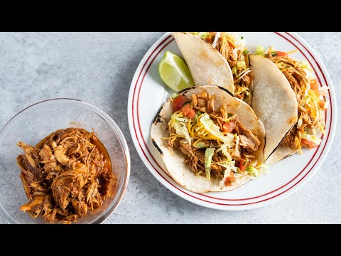 Instant Pot Shredded Chicken Tacos - Easy under...