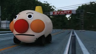 アセットコルサ　秋名 下りアタック　 　進め！僕らのアンパンマン号！　asettocorsa mod  initialD anpanpmango