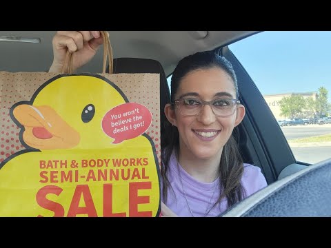 Bath and Body Works semi annual sale haul Day 1