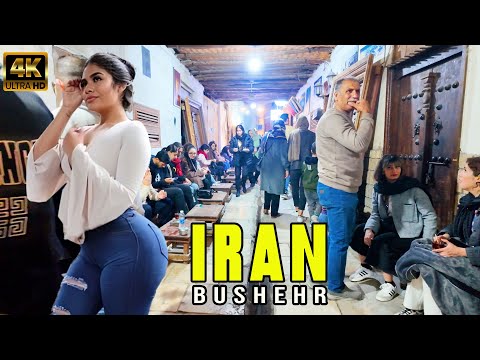 Bushehr City NightLife!! 🇮🇷 Night Walk In The Old Part of The City | IRAN