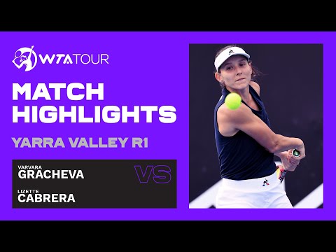 V. Gracheva vs. L. Cabrera | 2021 Yarra Valley Classic First Round | WTA Highlights
