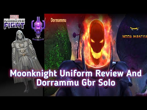 [MFF] Moonknight Uniform Review And Dorrammu Gbr Solo gameplay | Noobmaster | Marvel Future fight