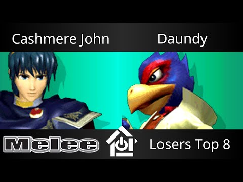 Golden Daze 2017 - Cashmere John (Marth) vs Daundy (Falco) - Melee Losers Top 8