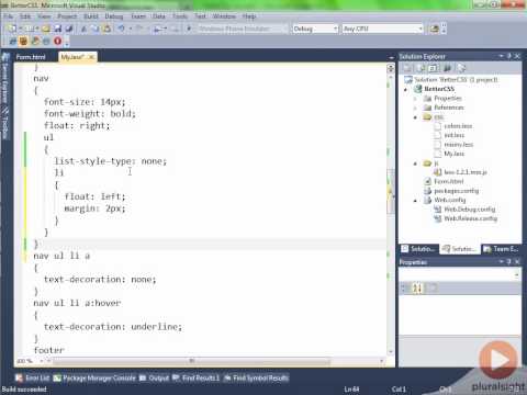 Refactoring CSS rules to LESS