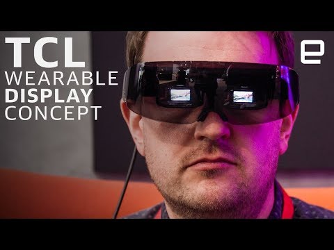 TCL Wearable Display Concept Hands-on: A multiplex on your head