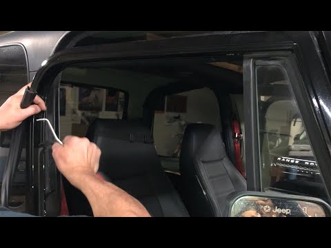 Jeep YJ run channel window swipe replacement