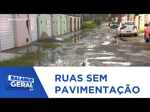 Rua se transforma em um verdadeiro lamaçal quando chove na Barra dos Coqueiros - BGM