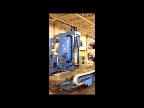 120" x 60" x 30" Okamoto, Model HMC 3000, CNC Horizontal Machining Center, S/N 28 (1985)