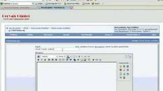 forum sitesine video nasıl eklenir