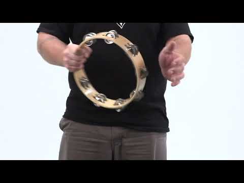 10-inch Wood Frame Tambourine - Headless |  GP-TAMB3 | Granite Percussion