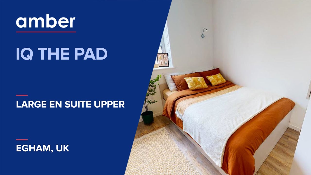 Room Type Large En Suite | IQ The Pad | Student Accommodation in Egham, UK | amber