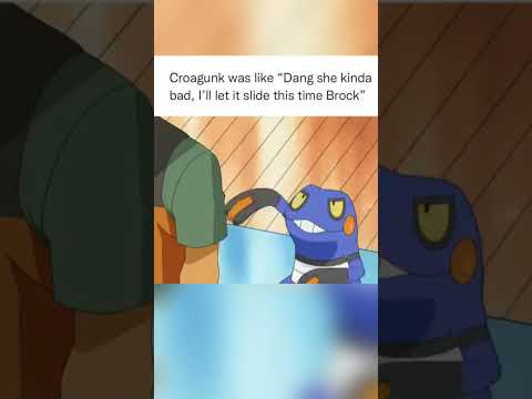 Brock's Croagunk and Cynthia Moment