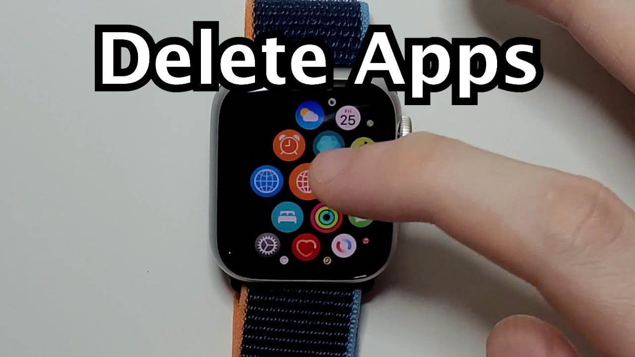 Apple Watch How to Delete Apps (Series 6 & prior)