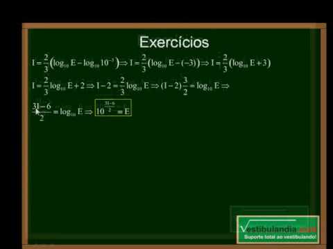 Matemática -Logaritmo Decimal (Quarta Parte)
