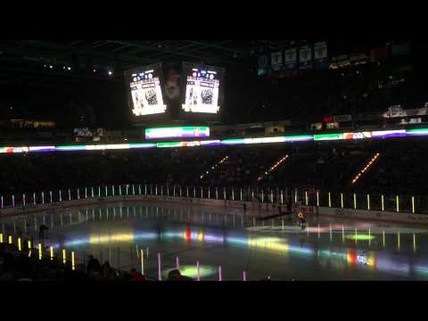 Jokerit Helsinki - Dinamo Minsk KHL Playoff Opener Pre-Game Show & pre-game ceremony 27.01.2015