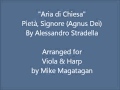 "Aria di Chiesa" (Preghiera) for Viola & Harp 