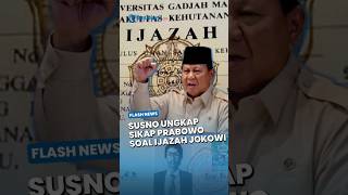 TUNJUKKAN KENEGARAWANAN! Begini Respons Prabowo Saat Disodori Isu Ijazah Palsu Jokowi!