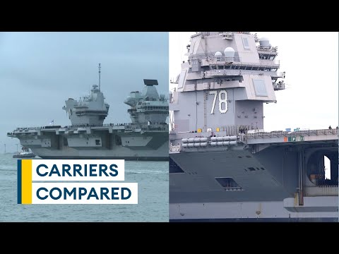 USS Gerald R Ford v HMS Queen Elizabeth: Comparing the US & UK carriers