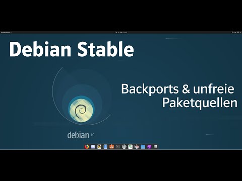 Debian Stable Backports und non-free Repositories ins System einbinden