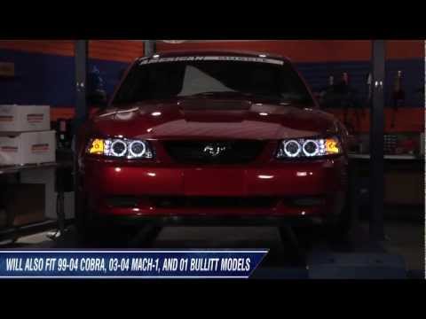 Mustang Raxiom Chrome Projector Headlights - Dual CCFL Halo (99-04 All) Review