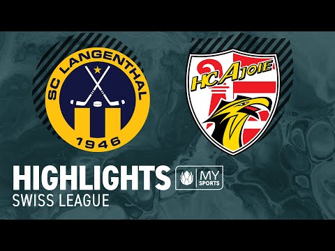 Langenthal vs. Ajoie 3:5 - Highlights Swiss League l Halbfinal, Spiel 2