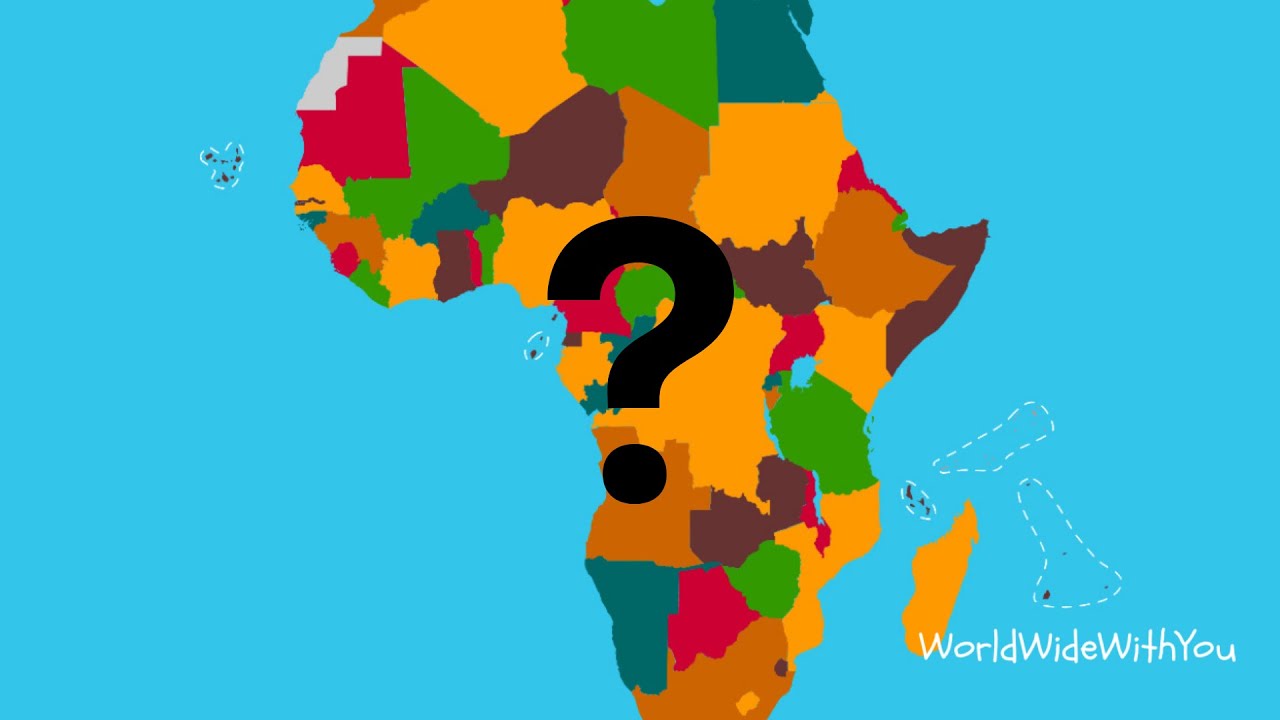 Where are African countries located? Play along with me. Map of Africa