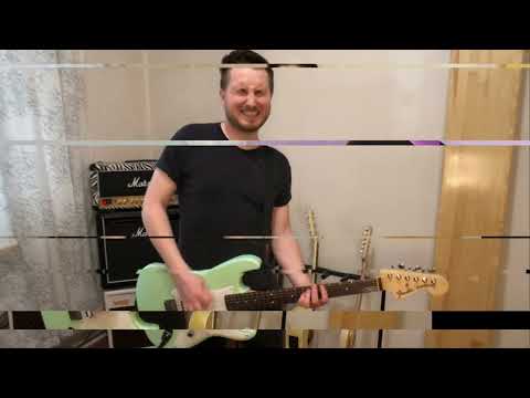 F-Style Stratocaster Tom Delonge Surf Green Electr - Image 2