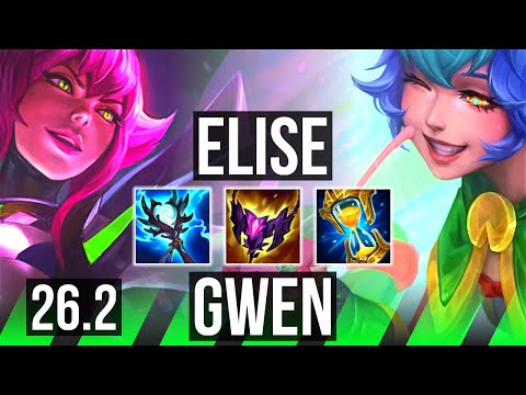ELISE vs GWEN (JGL) | 66K damage | EUW Master | 26.2