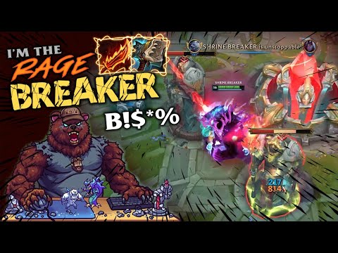 I'M THE RAGE👊BREAKER B!$*% #volibear #leagueoflegends #rageblade #hullbreaker
