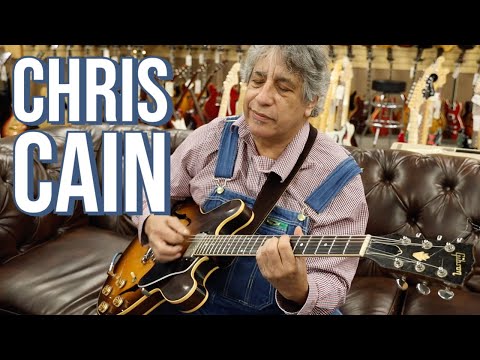Chris Cain gets a Gibson ES-335 Dot Neck Reissue from Herb Ellis | Norman's Rare Guitars