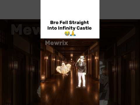 Bro fell straight into infinity Castle 🙏😭