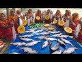 Pangas Fish Cutting & Cooking with Vegetable - 50 KG Catfish & 50 KG VEG Mixed Gravy Curry