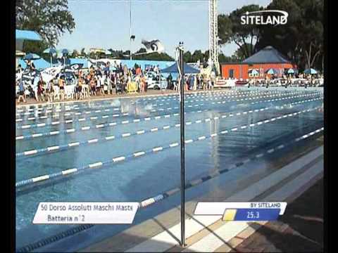 Serie 9 dei 50 Dorso  Assoluti Maschi Master - 13 Memorial Andrea Bettiol