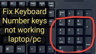 Download the video "Fix Keyboard number keys not working"