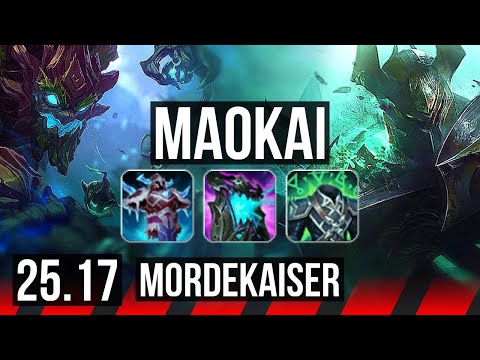MAOKAI vs MORDEKAISER (TOP) | 5k comeback | KR Master | 25.17