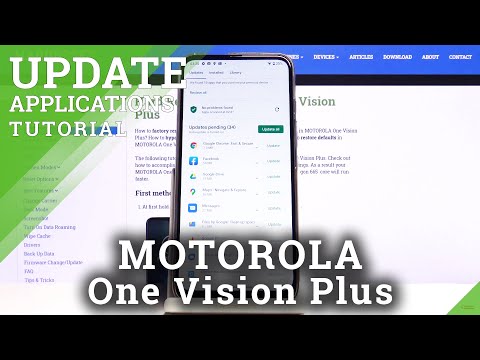How to Update Apps in MOTOROLA One Vision Plus – Find Newest App Versions