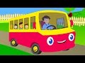 Wheels On The Bus Go Round And Round Bus Song Learn Transport Vehicle Songs