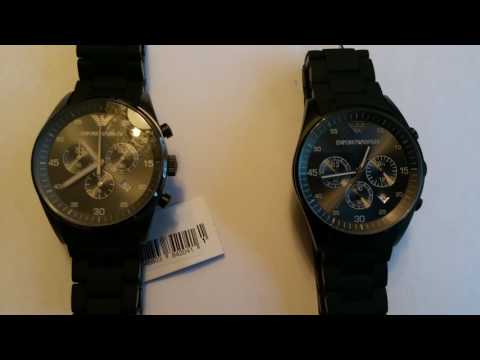 Fälschung Emporio Armani Uhr AR 5889 Kopie versus Original