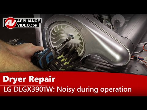 Dryer Repair - Noisy During Operation - Blower Wheel