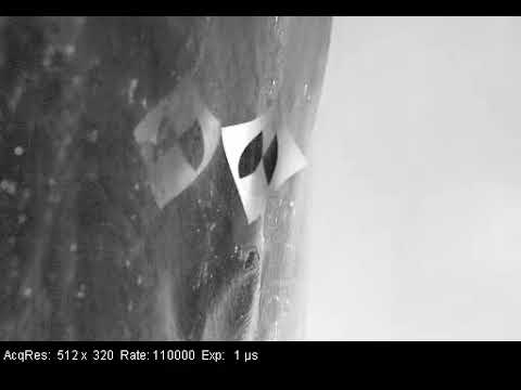 7.62 Bullet impact recorded with Phantom v2512