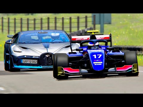 Bugatti Divo vs Formula 3 2019 - Highlands
