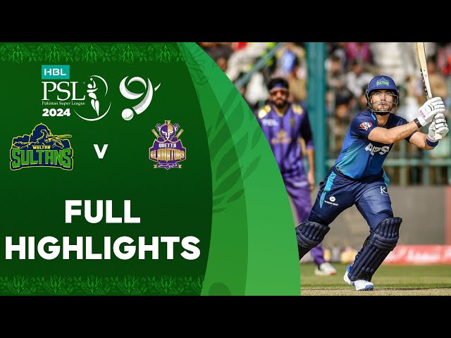 Full Highlights | Multan Sultans vs Quetta Gladiators | Match 11 | HBL PSL 9 | M1Z2U