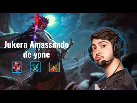 Jukera amassando geral de Yone | VODs LEAGUE OF LEGENDS