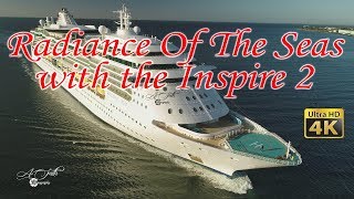 RADIANCE OF THE SEAS cruise ship chase with the Inspire 2 {drone Ship Chase}